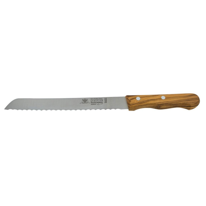 Nóż do pieczywa Solingen 20 cm drewno oliwkowe